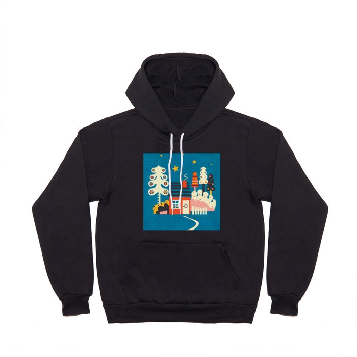 Festive Winter Hut Hoody