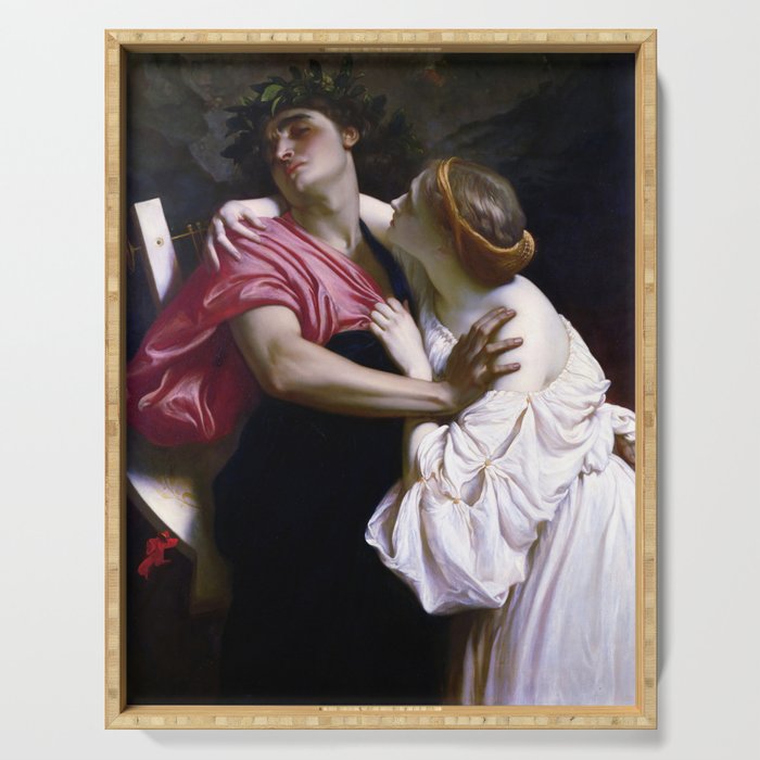 Orpheus and Eurydice - Frederic Leighton 1864 Serving Tray