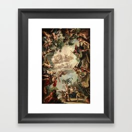 Greek Gods Painting Apollo & Daphne Ceiling Mural Zeus Framed Art Print