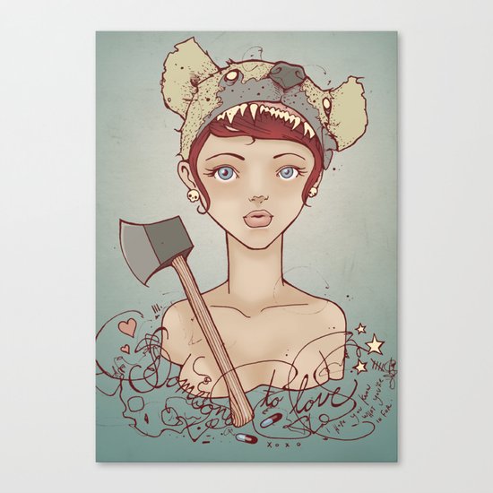 Someone to love Canvas Print