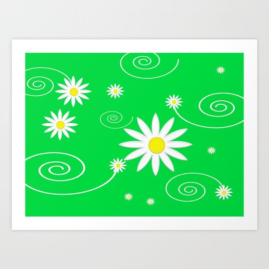 Little Flowers Art Print