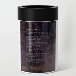 The Guest House by Rumi, Poetry Abstract Wall Art Can Cooler