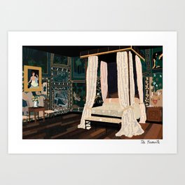 Queen Anne’s bedroom Art Print