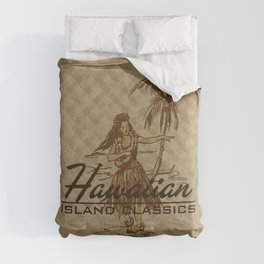 Tradewinds Hawaiian Island Hula Girl Comforter