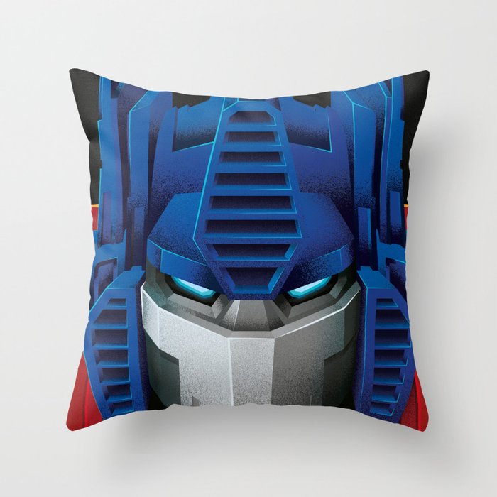 Optimus Prime Throw Pillow