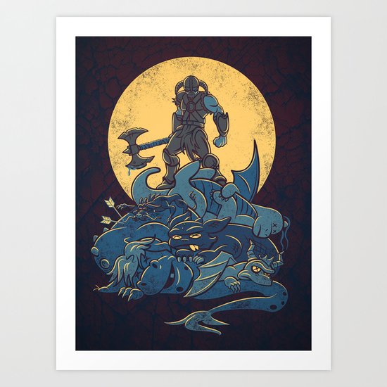 The Dragon Slayer Art Print