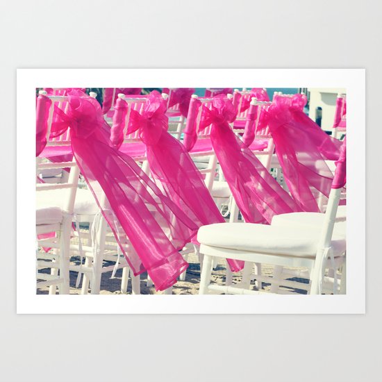 Here comes the bride Art Print
