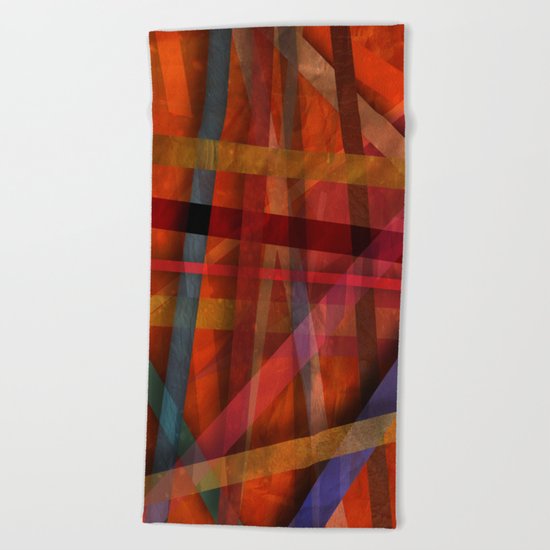 Abstract #466 Beach Towel