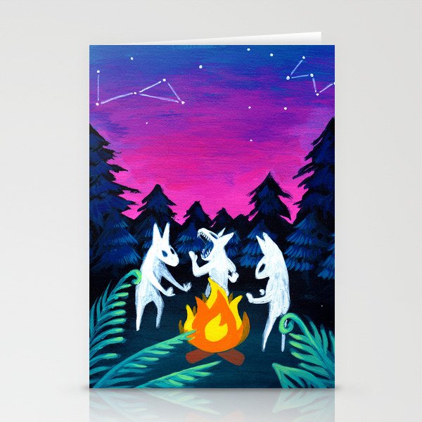 Campfire Howlers Stationery Cards