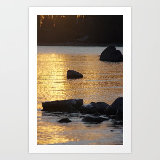 Closing of Another Day Art Print
