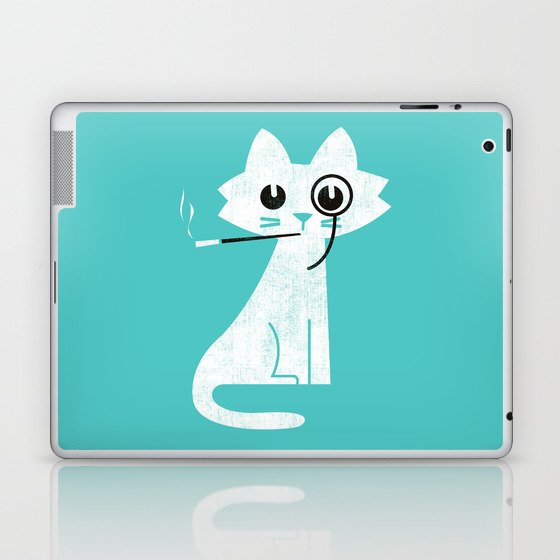 Mark - fancy cat Laptop & iPad Skin