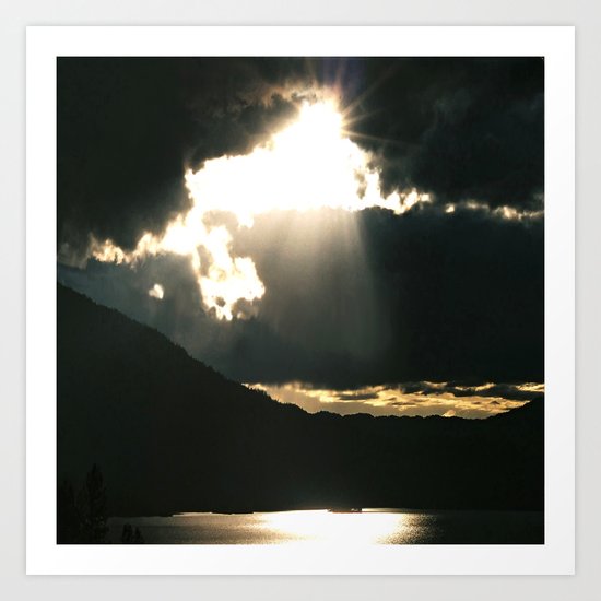 Spirit in the Sky... Art Print