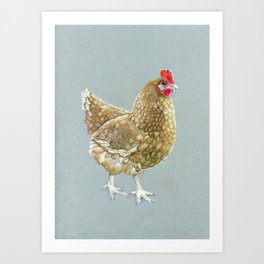 Chicken Art Print