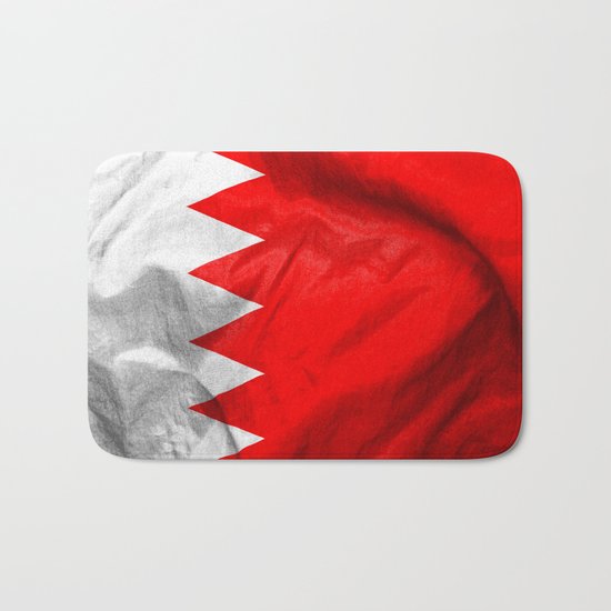 Bahrain Flag Bath Mat