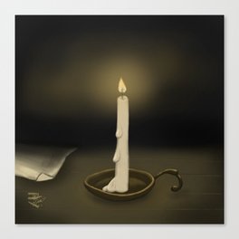 Candlelight Canvas Print