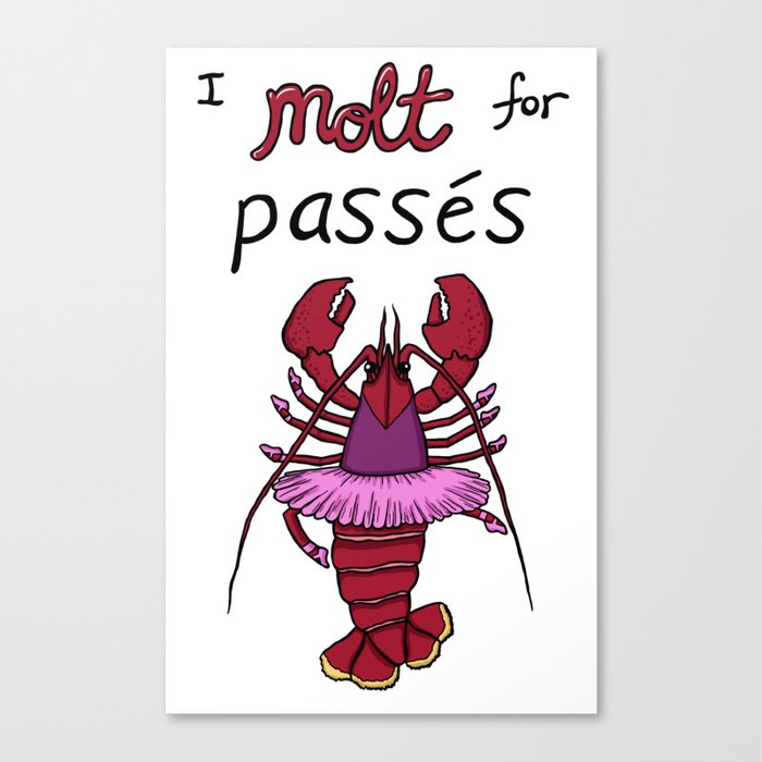Lobster Ballet Canvas Print