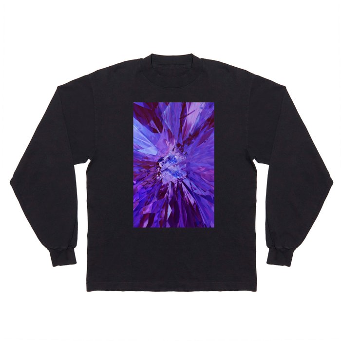 ultra violet broken glass Long Sleeve T Shirt