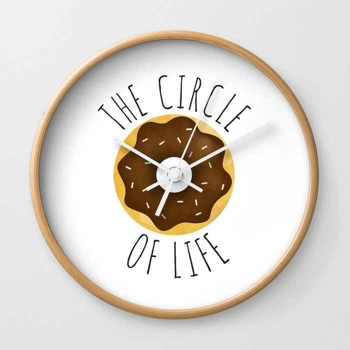 The Circle Of Life: Donuts Wall Clock