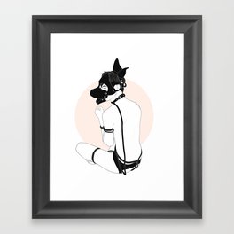 犬 Framed Art Print