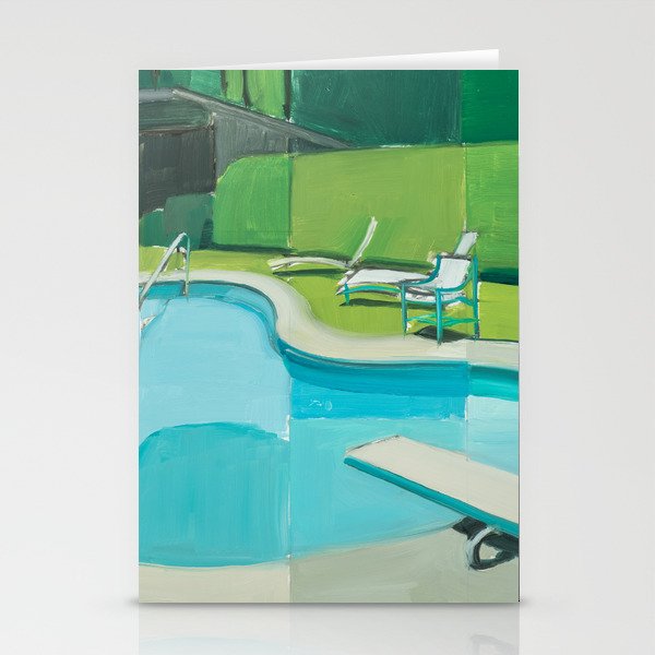 Pool Grid Stationery Cards
