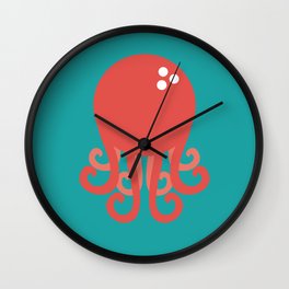 Coconut Octopus Wall Clock