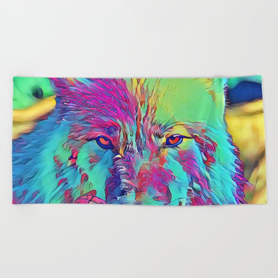 Animal ArtStudio 1016b Beach Towel