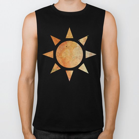 Pastel Color Splash 08 Biker Tank