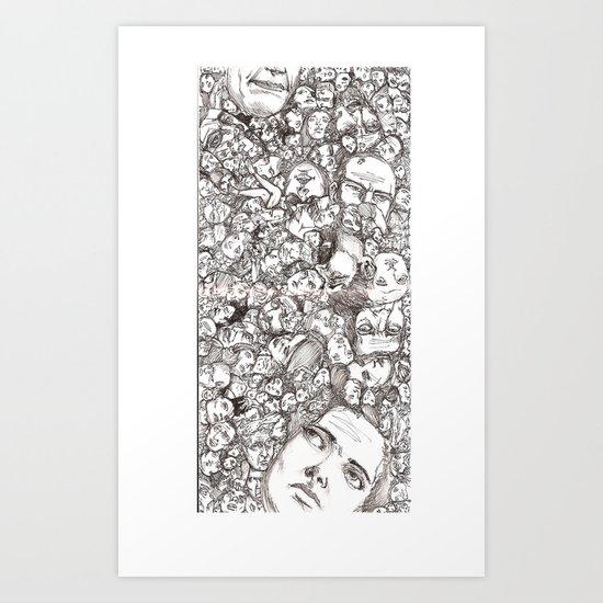 People-B Art Print