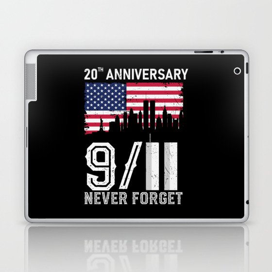 Patriot Day Never Forget 9 11 Anniversary Laptop & iPad Skin