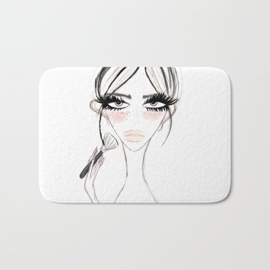 Morning MakeUp Bath Mat