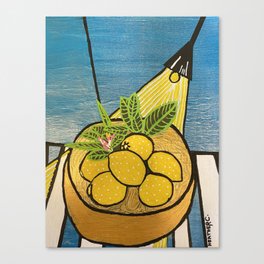 Lemony lemons Canvas Print