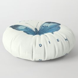 Carpe Diem Butterfly Floor Pillow