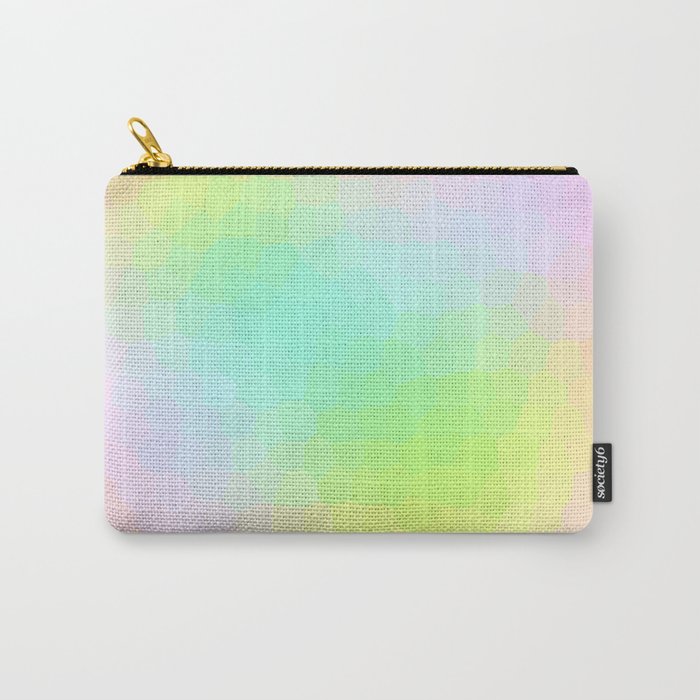 Dimensional Pastel Scales Carry-All Pouch