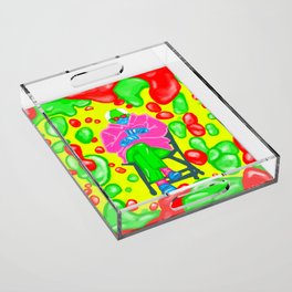 Inauguration Bernie Sanders - Trapped in a Lava Lamp - Alien 420 Couture  Acrylic Tray