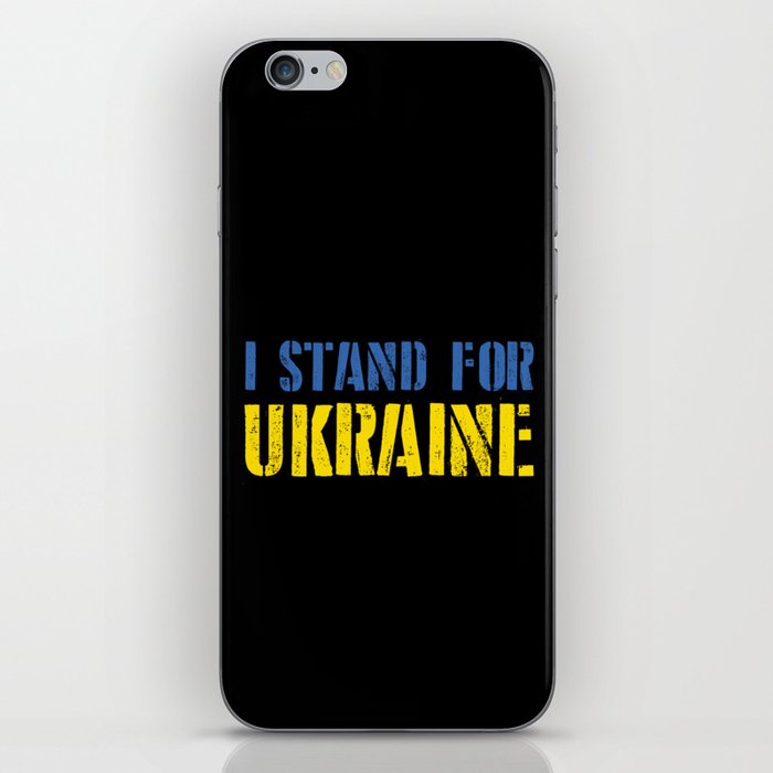 I Stand For Ukraine iPhone Skin