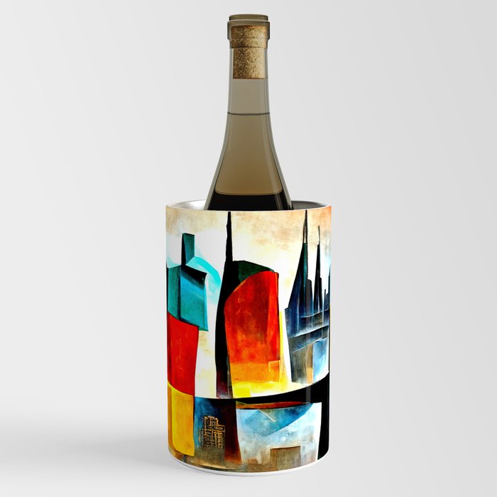 Abstract City Wine Chiller