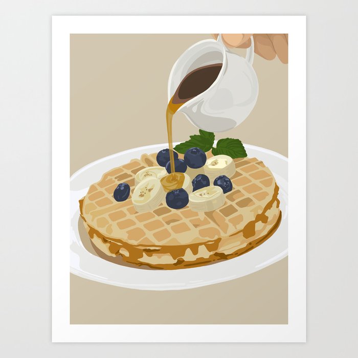 More Syrup Please Art Print