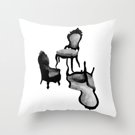 CHAIRS Throw Pillow
