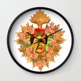 Frida Kahlo Shabby Chic Wall Clock
