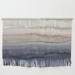 WITHIN THE TIDES WINTER BLUES by Monika Strigel Wall Hanging