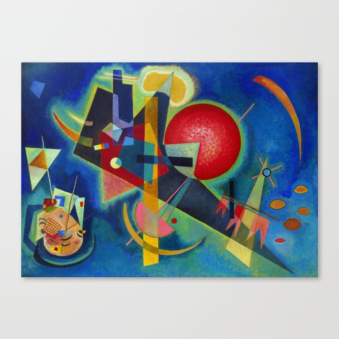 Wassily Kandinsky, New colors Canvas Print