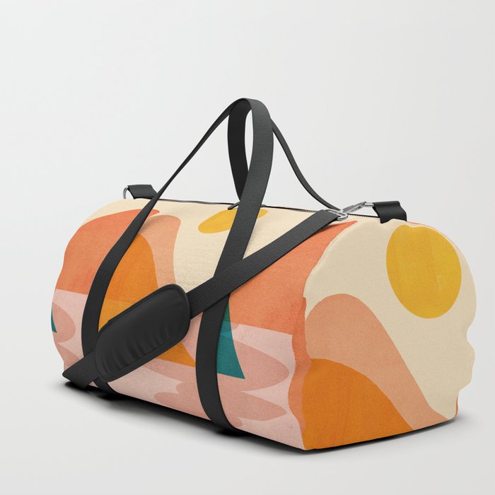 Abstraction_Lake_Sunset Duffle Bag