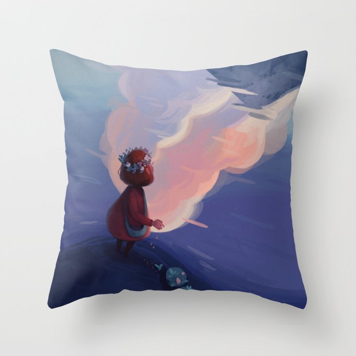 On Earth as it is in Heaven Throw Pillow