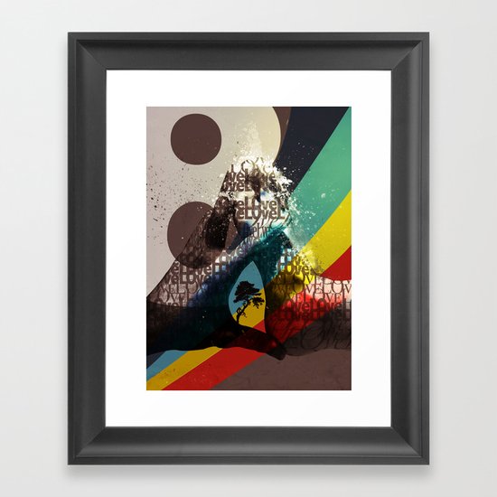 Love ve love love... Framed Art Print