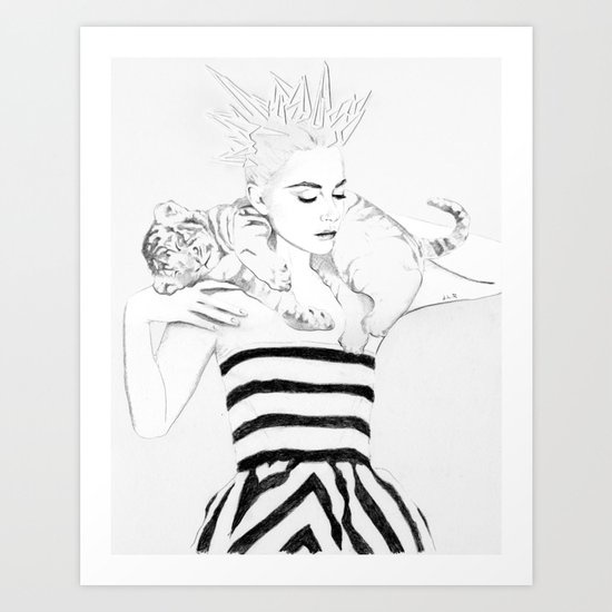 Girl Crush #1 - Erika Bearman Art Print