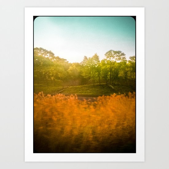 Summer from a Train Art Print