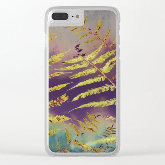 Faded Bracken Clear iPhone Case