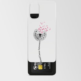 Breast Cancer Awareness Dandelion Android Card Case