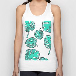 Geo Monstera Tank Top