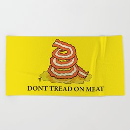 Don't Tread On MEAT Gadsen Flag Beach Towel